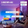 Plafoniera rotundă LED WIFI inteligentă RGBCW Tuya APP reglabilă compatibilă cu Alexa Google Assistant pentru dormitor