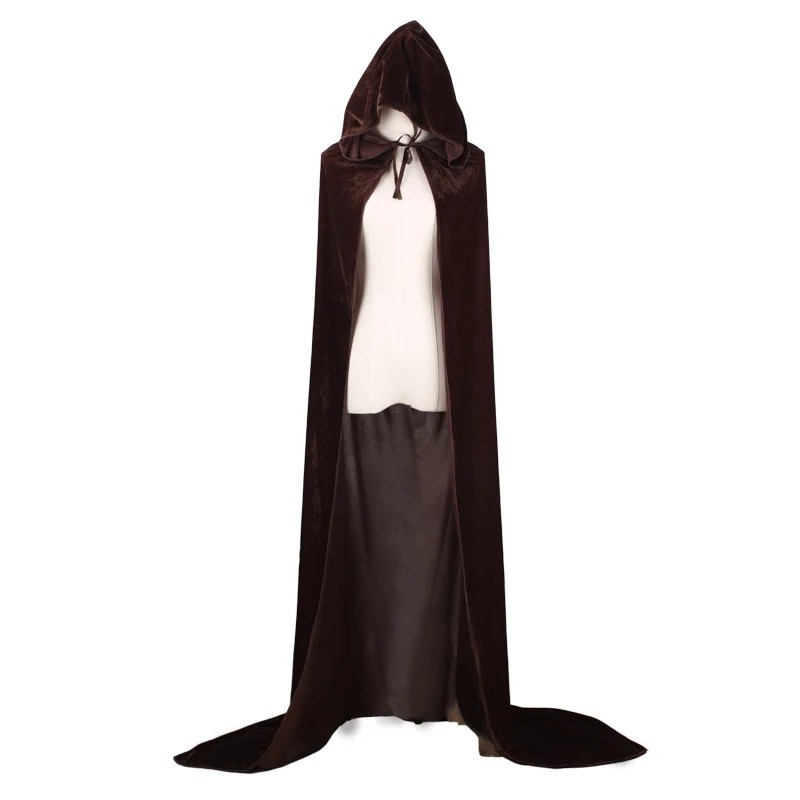Pelerina de Crăciun Pleuche de catifea Costum medieval cu glugă Vrăjitoare Wicca Vampire Halloween Crăciun Costume Cosplay Cape Pelerina de Crăciun Pleuche de catifea Costum medieval cu glugă Vrăjitoare Wicca Vampire Halloween Crăciun Costume Cosplay Cape