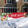 Crăciun Fericit Banner în aer liber Decor de Crăciun pentru casă 2024 Ornament de Crăciun Navidad Natal Noel Kerst Cadou La mulț