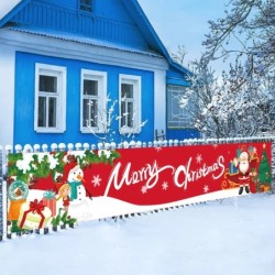 Crăciun Fericit Banner în aer liber Decor de Crăciun pentru casă 2024 Ornament de Crăciun Navidad Natal Noel Kerst Cadou La mulț
