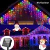 3.5M/7.5M Cortina solară Icicle Light Decor pentru streașină în aer liber Lumini pentru grădină, petrecere, curte, decorare de C