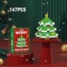 Cadouri de Crăciun Seria Micro Building Blocks Moș Crăciun Reni Puzzle Asamblare Cărămizi Decorare Masă Jucării Copii Copii