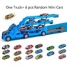 Camion mare pentru copii Transportor de deformare Mașină Jucării Modele Model educațional Piesă pliabilă Vehicul de curse Băieți