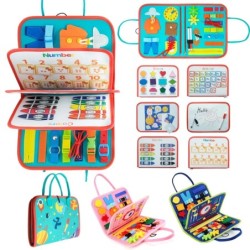 Tabla ocupată Montessori pentru copii cu vârsta cuprinsă între 1-3 ani Jucării educative senzoriale ocupate Jucării de călătorie