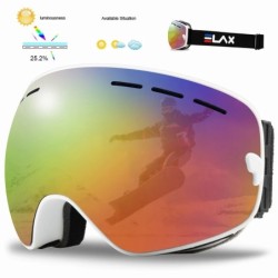 ELAX BRAND NEW Ochelari de schi anti-aburire cu straturi duble