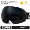 COPOZZ Sport în aer liber Ochelari de schi Protecție UV400 Mască de schi Bărbat Femeie Anti-aburire Față mare Ochelari de zăpadă