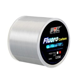 Linie de pescuit cu acoperire fluorocarbon 120M 0.20mm-0.60mm 7.15LB-45LB Fibră de carbon Linie de lider Naluca de pescuit Sârmă