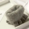 Mănuși tricotate fără degete de iarnă Mănuși calde cu ecran tactil pentru bărbați Mănuși pentru femei Mănuși calde cu jumătate d