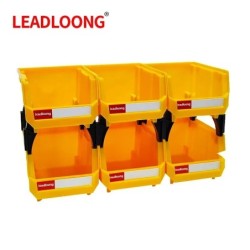 LEADLOONG V1 Coș de depozitare 6/24 buc 13,5 x 10,5 x 7,6 cm/5 x 4 x 3 inci Raft de sine stătător cu etaje pentru container stiv