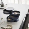 Cutie de depozitare de birou rotativă cu mai multe straturi Accesorii pentru păr Cutie de machiaj pentru bijuteriiNcu capac Cuti
