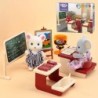 1:12 Casă de păpuși Koala în miniatură Simulare pentru sala de clasă Accesorii pentru scenă Instrument de desen Mobilier în mini