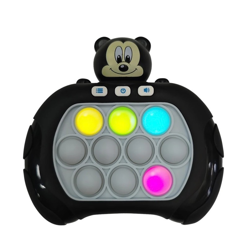 2024 Noul joc Pikachu Quick Push Pop Up Fidget Bubble Electronic Pop it Pro Joc Light AntiStress Jucării pentru adulți Copii Cad