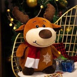 23-50CM Drăguț Moș Crăciun Om de zăpadă Elk Bunicuță Jucării de pluș Decor de Crăciun Păpuși Umplute Moale pentru Copii Cadou