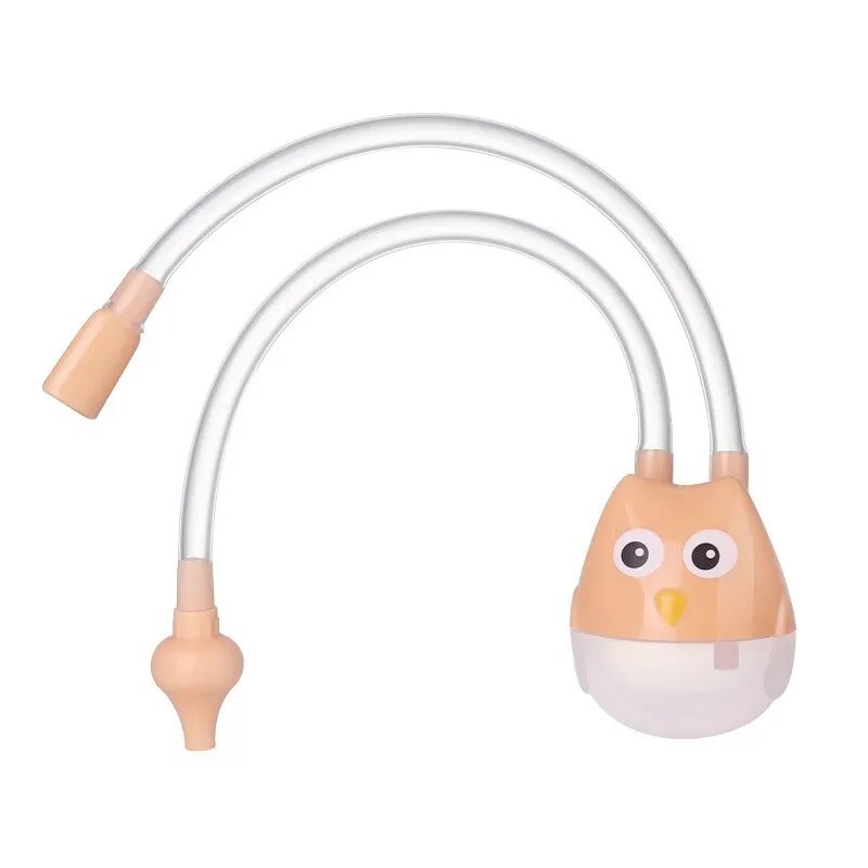 Aspirator nazal pentru bebeluși, tip de aspirație, curățător cu absorbție nazală pentru sugari, țeavă de aspirație din silicon a