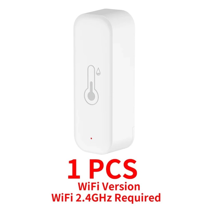 Tuya WiFi Temperatură și umiditate Smart Home Termometru Higrometru APP Alarma de la distanță Funcționează cu Alexa Google Home Tuya WiFi Temperatură și umiditate Smart Home Termometru Higrometru APP Alarma de la distanță Funcționează cu Alexa Google Home