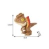 Jurassic Finger Dinozaur Triceratops Tyrannosaurus Model Jucării pentru copii Dinozauri creative care mușcă degetele Jucărie int