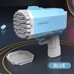 Pistol cu bule poroase portabil cu 40 de găuri/joc de nuntă/jucărie cu bule de exterior (fără apă cu bule)