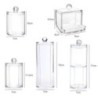 Organizator de machiaj acrilic Tampoane de bumbac Container Qtip Machiaj cosmetic Organizator de tampon de bumbac Cutie de depoz