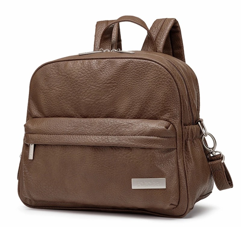 Rucsac de scutece Soboba solid, la modă, pentru îngrijirea bebelușului, geantă de schimb multifuncțională impermeabilă pentru sc
