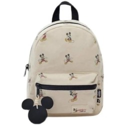 Rucsac de modă cu desene animate Disney Mickey Mouse Geantă de școală din pânză Minnie pentru femei Rucsac de capacitate mare Mo