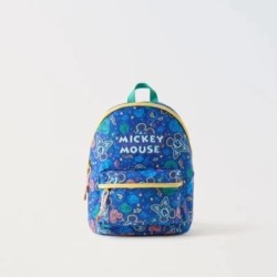 Rucsac de modă cu desene animate Disney Mickey Mouse Geantă de școală din pânză Minnie pentru femei Rucsac de capacitate mare Mo
