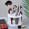 Depozitare creativ convenabil Suport rotund pentru perie de păr Creion Neutru Pen Plug Raft Perie de machiaj cu mai multe găuri 