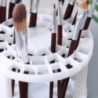 Depozitare creativ convenabil Suport rotund pentru perie de păr Creion Neutru Pen Plug Raft Perie de machiaj cu mai multe găuri 