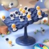 Copii Balance Tree Joc de masă Astronauți Broasca Balance Board Petrecere de masă Joc interactiv părinte-copil amuzant Bloc de c