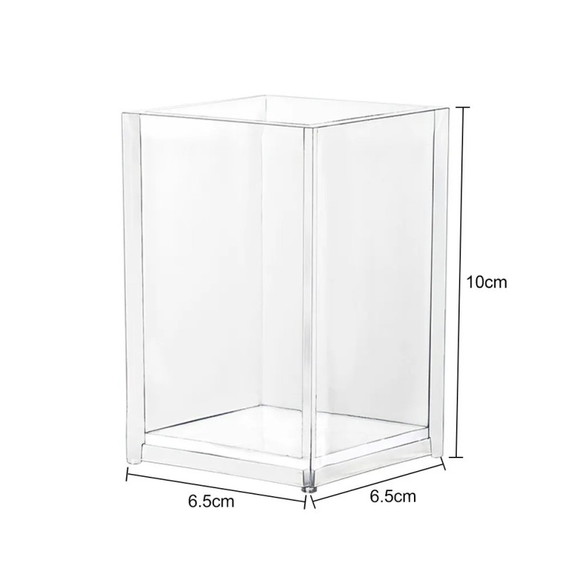 Machiaj cosmetic transparent cu 3 găuri Instrument acrilic pentru perie de machiaj Cutie de depozitare Suport pentru perie de ma Machiaj cosmetic transparent cu 3 găuri Instrument acrilic pentru perie de machiaj Cutie de depozitare Suport pentru perie de ma