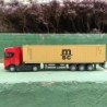 1/50 Simulare Camion mare de jucărie Model de mașină din aliaj turnat sub presiune Container de transport Mașină pentru băieți C
