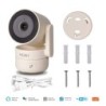 MOESTuya WiFi pentru interior Pan/Tilt Cameră de securitate inteligentă 4MP HD Viziune nocturnă în infraroșu Monitor de detectar