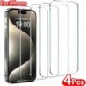 4 buc. Sticlă securizată pentru iPhone 16 15 14 13 12 11 Pro Max Protector de ecran pentru iPhone 7 8 Plus X XS Max XR Film de p