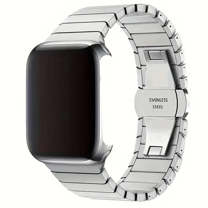 Curea de ceas din inox pentru Apple Watch Ultra 2 49mm 9/8/7/6/5/4/3/2/1/SE pentru iWatch 38/40/41/42/44/45mm Curea de brățară r