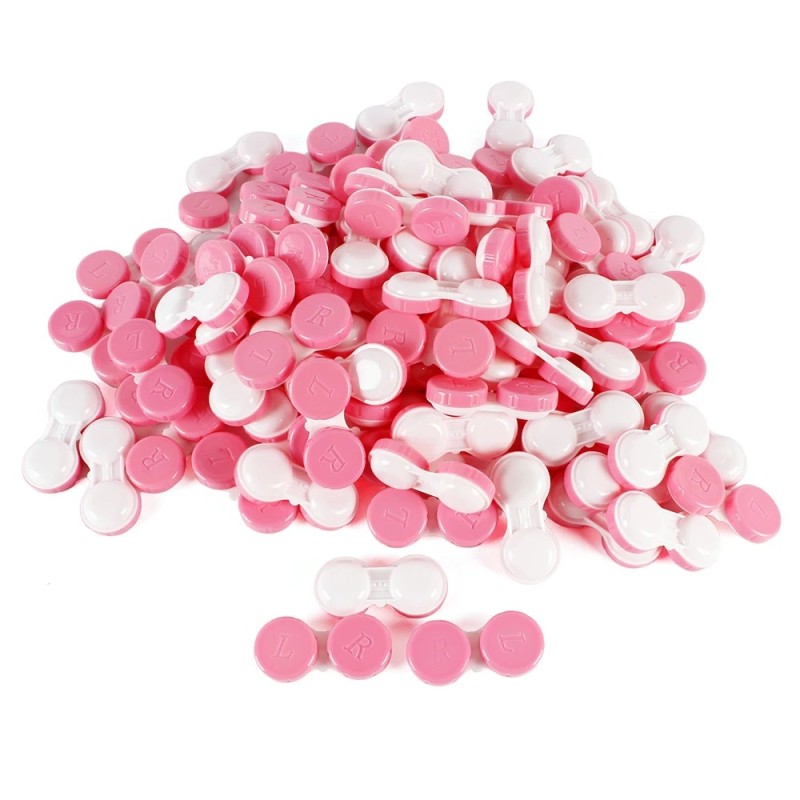 Cutie pentru lentile de contact pentru 100 buc. Cutie pentru lentile de contact pentru ochi stânga/dreapta Container pentru lent
