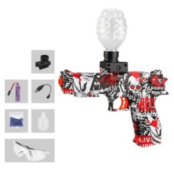 Pistol de jucărie electric cu bile cu gel de 3,7 V Interacțiunea părinte-copil în aer liber de vară Mai multe opțiuni de piele d