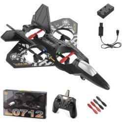 L0712 Avion RC 2.4G Avion cu telecomandă Avion cu detectare a gravitației Avion planor cu luptători ușoare din spumă EPP pentru 