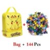 Figurină Pokemon stil 144 cu geantă de depozitare Set de mingi de elf monstru Jucărie Pikachu Anime Acțiune Mini Pokeball mic Ca
