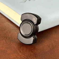Spinner și glisor 3 în 1 din oțel inoxidabil cu jucărie din metal cu buton de clic pentru ameliorarea stresului pentru adulți