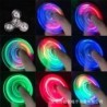 Lumină LED luminoasă de cristal Fidget Spinner Hand Top Spinners Glow in Dark EDC Stres Relief Toys Giroscop cinetic pentru copi