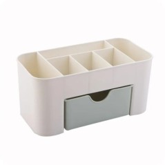 Cutie de depozitare pentru bijuterii și produse cosmetice, birou de birou din plastic în stil sertar, măsuță de toaletă, raft pe