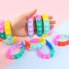 72/12 bucăți brățări cu bule pop pentru copii Fidget jucărie senzorială cadou pentru copii favoruri pentru petrecerea de anivers