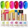 BORN PRETTY 7ml 6 buc. Soda Ice Jelly Gel Oja Set Culoare superba acoperire completa Lac semi-permanent Soak Off Gel UV