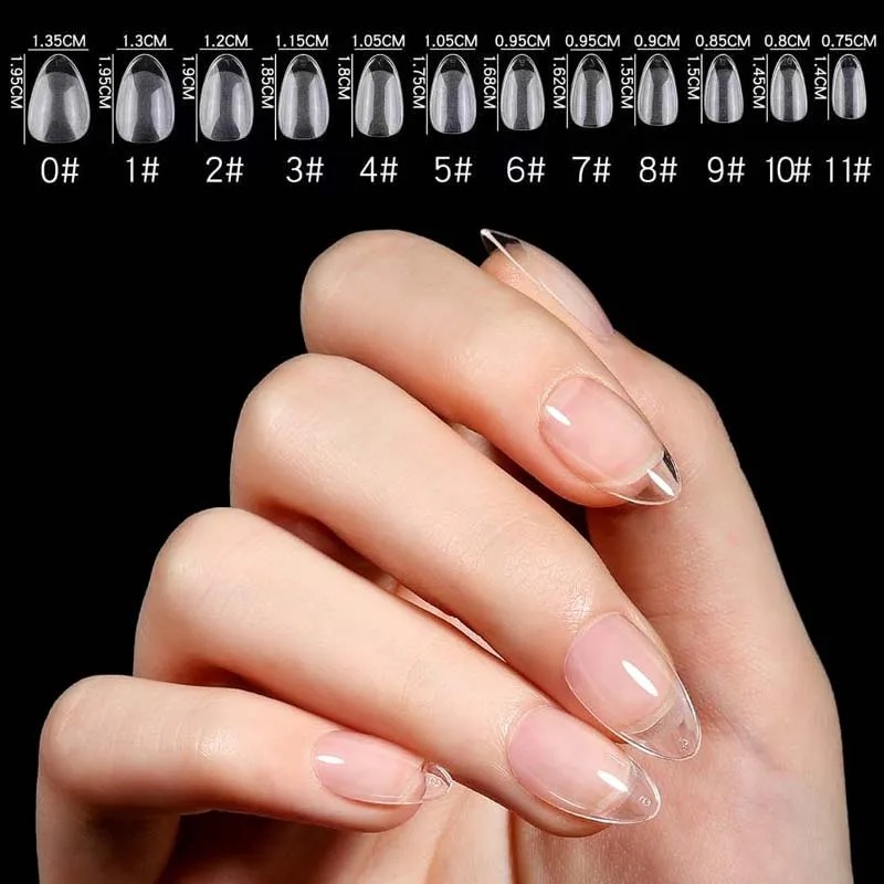 120 buc. Scurte, migdale, ovale, unghii false, sistem de extensie, sculptate, acoperire completă, gel pentru unghii, balerini fr