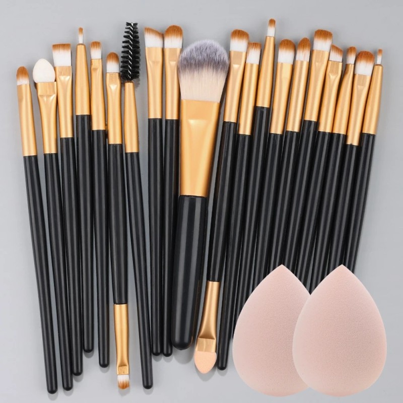 Set de pensule de machiaj 20 buc Pensule pentru fard de ochi Set complet Pensule pentru corector pentru machiaj pentru frumusețe Set de pensule de machiaj 20 buc Pensule pentru fard de ochi Set complet Pensule pentru corector pentru machiaj pentru frumusețe