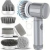 Scrubber electric Spin Scrubber fără fir cu 6 capete de perie înlocuibile Perie de curățare electrică Instrumente de curățare
