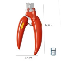 Mașini de tăiat profesionale pentru unghii pentru animale de companie cu lumină LED Foarfece pentru îngrijirea ghearelor pentru 