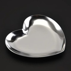 Tavă de depozitare bijuterii europene din oțel inoxidabil pentru depozitare cosmetică din metal, prăjitură ovală, tavă pentru de