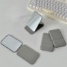 Oglindă de machiaj de birou, culoare solidă, piele PU