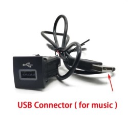 Pentru VW Golf 6 MK6 Jetta 5 MK5 Scirocco 2006 - 2012 Încărcător USB pentru mașină PD Încărcare rapidă QC3.0 Buton adaptor de în