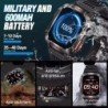 2024, nou ceas militar sport în aer liber, ceas inteligent pentru bărbați, baterie de 600 mAh, rezistent la apă, apel de urmărir